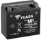 Yuasa YTX20L 12V 270 CCA Maintenance Free AGM VRLA Motorbike Battery, Black