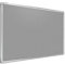 ALLboards Pinnwand Filztafel 90x60cm mit Alurahmen, Textiltafel Grau