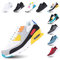 Hitmars Scarpe Running Uomo Donna Ginnastica Sneaker Leggere Traspirante Outdoor Sportive Calzature da Corsa Pallavolo Tennis F-BianoGiallo 42