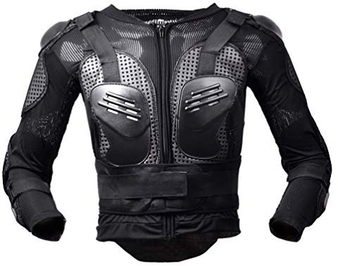 LucaSng Motocicleta Armadura de Ciclismo Chaqueta de Protección Motocross Chaqueta con Protector de Espalda Armadura de Cuerpo Completo Equipo de Protección Montaña Equitación Patinaje Snowboard Cofre