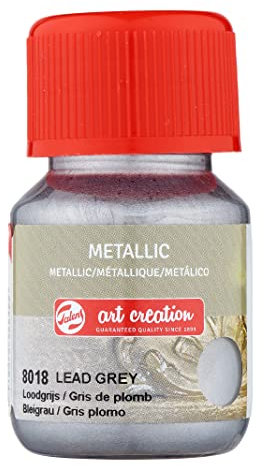 Talens Art Creation Metallic Paint - Schnelltrocknend Bleigrau 30 ml - Wasserbeständig für die Verwendung auf mehreren Oberflächen