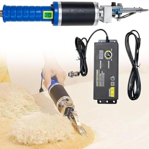 DPQYJPP Elektrische Teppichschnitzschere, Teppichschnitzer, Stoffschneider mit Einstellbarer Geschwindigkeit von 0 bis 4000 U/min, Gravur-Trimm-Modellierschere zum Schneiden von Stoffhandwerk