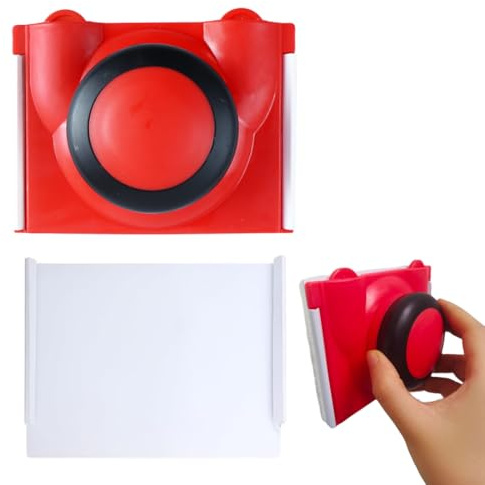 YOFDAL 1 Pezzi utensile per Bordatura,Paint Edger Paint Pad,utensile per Pittura dei Bordi,Utensili p-er Il Taglio di Pa-int Edger Multiuso, utensile Multifunzionale Bordatura di Pa-int Edger(Rosso)