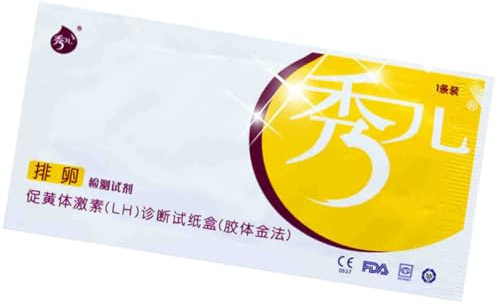 MOTHNUR Strisce per Test di Ovulazione Monouso 10 Pezzi Kit Ovulazione Professionale Alta Precisione Materiale Sicuro e Pratico per Monitoraggio Fertilità Femminile