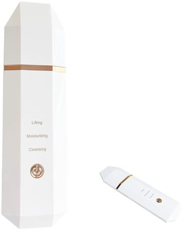 Espátula Limpiadora Profunda Para Piel Ultrasónico impermeable inalámbrico | Eliminador Puntos Blancos Limpiador Poros Para Limpieza Facial Profunda, Extracción de Poros, Absorción de P