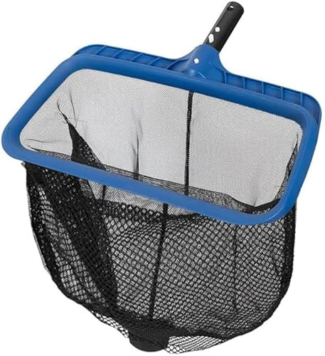 POOLAZA Retino per Piscina con Doppio Strato di Rete Profonda, Stabile Retino per Piscina con Grande Capacità, Efficiente Retino per Rimuovere Foglie e Sporco