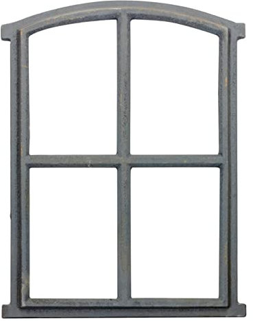 Fenster grau Stallfenster Eisenfenster Scheunenfenster Eisen 49cm Antik-Stil (k)