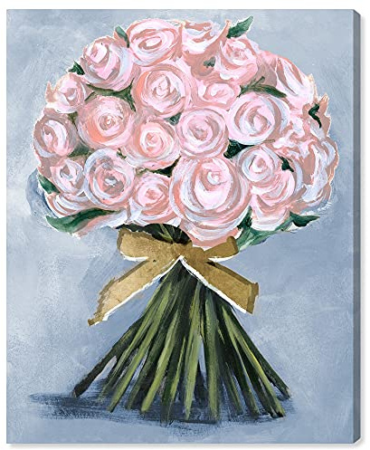 The Oliver Gal Artist Co. Floral and Botanical Wall Art Canvas Prints 'Wonderful Spring Bouquet' Florals