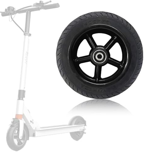 Abiemuce Neumáticos para Scooter E de 8 Pulgadas, Rueda Delantera Completa 200 × 50, Ruedas de Repuesto para Scooter, Neumáticos de Goma Maciza, para Rueda Delantera de Scooter Eléctrico