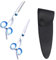 Forbici da parrucchiere 2 pezzi, set di forbici da parrucchiere affilate, forbici da parrucchiere in acciaio inox, forbici da parrucchiere per sfoltire i capelli per principianti