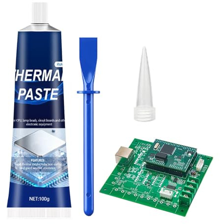 Värmeledande pasta Silikon Värmeledande Pasta | Icke-Ledande Värmeledande Fett För Bärbar Dator Stationär Dator CPU Tekniker Mekaniker Hemmabruk Industri Och Verkstad