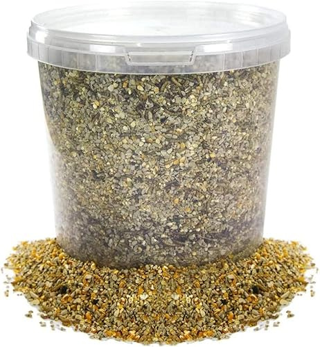 BusyBeaks Robin & Songbird Feed | Premium Grade Garden Wild Bird Feed | Husk Free, No Germinating Seeds | Includes Nutritious, Fresh and Natural Ingredients | Protein Fat Fibre Oil Vitamins (10L Tub)
