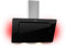 Klarstein Helena Dunstabzugshaube kopffrei, Kopffreihaube Wandhaube mit 595 m³/h, RGB Ambiente-Licht, Umluft & Abluft, LED-Beleuchtung, Touch-Control, 90 cm, schwarz