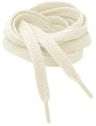 Kilter Flat Trainer Shoelaces - Off-White - 120 cm - 47 inch (1 Pair)