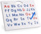 Coogam Magnetische Buchstaben-Übungstafel, Magnete, die ABC-Alphabet-Tafel nachzeichnen, Lernen zu schreiben, Lernspielzeug, Feinmotorik, Montessori-Geschenk für 3 4 5 Jahre alte Kinder