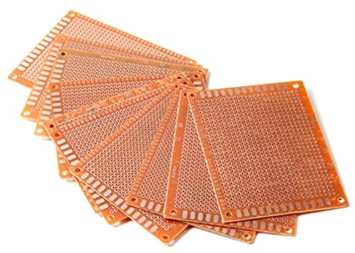 Angoily 20pcs Solder Finished Pcb for Diy Circuit Board Breadboard Golden Test Board for Electronics Projects and Circuit Testing