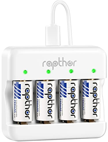 Rapthor Batería recargable de 750 mAh, compatible con Arlo Wireless Security Camera VMC3030/VMK3200/VMS3330/3430/3530, sistema de alarma con sensores inteligentes (750 unidades)
