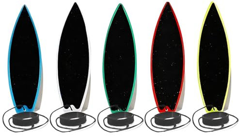 Finger Surfbrett, 5 Stücke Mini Fingerspitzen Surfbrett, Finger Surfbrett Spielzeug, Finger Skateboard, Mini Fingerboard, Finger Surfbrett Spielzeug für Kinder und Erwachsene finger skateboard