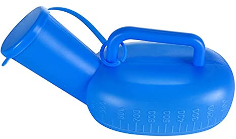 ERVDKXCOI Orinal de plástico, Botellas de orina portátil de Urinario portátil de caño Largo for Hombres, Viajes, campamentos en automóvil, Senderismo y Viajes