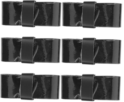 SOPOTUTU 6 pièces Ruban Grip Raquette Tennis Antidérapant Absorbant Transpirant Poignée Remplacement pour Badminton et Tennis