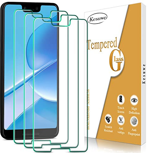 Kesuwe [3 Pack] Screen Protector for Google Pixel 3 XL Tempered Glass, Anti Scratch, Anti Fingerprint, 9H Hardness, Case Friendly, Bubble Free, Easy Installation