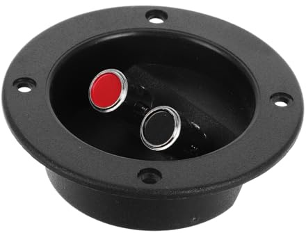 MOLUCKFU Subwoofer Wooden Box Speaker Pin Connectors Wire Speaker Connectors Car Audio Terminal Interface