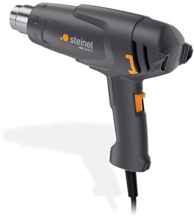 Steinel HM 1620 S Heat Gun, 1600 W Hot Air Gun, 230 V | two temperature settings 300°/500°C, Hot Air Blower for drying, shrinking, defrosting