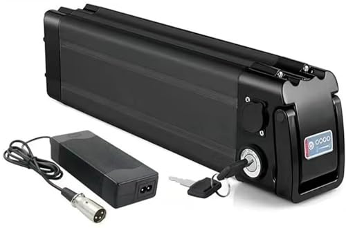 E-Bike Akku 36V 48V 15Ah 20Ah 25Ah, Elektrofahrrad Batterie 36V 48V E-Bike Batterie 15Ah 20Ah 25Ah Led Kontrollleuchte Mit Ladegerät 36V 15AH,3