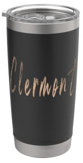 Clermont Florida Vintage elegantes Design Doppelwandiger Edelstahl-Thermobecher