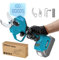 Ecarke Akku-Astschere Professionelle Elektrische Gartenschere kompatibel mit Makita 18V Akku, 38-50mm Schnittdurchmesser, tragbares Gartenwerkzeug für effizientes Beschneiden – Ohne Akku und Ladegerät