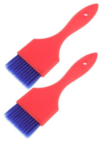 minkissy 2stücke Haarfärbeset Mit Weichen Borsten Für Diy-färbung Professionelle Salon-haarfärbepinsel Für Hause Langlebiger Farbapplikator Rosa Und Blau