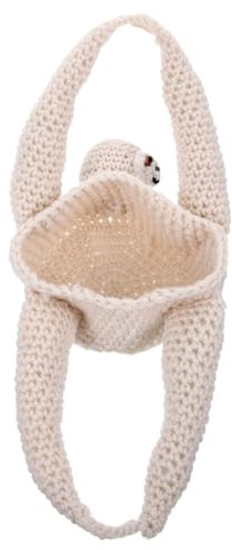 Toyvian Hanging Planter Indoor Sloth Pendant Crochet Plant Hanger for Home Decor