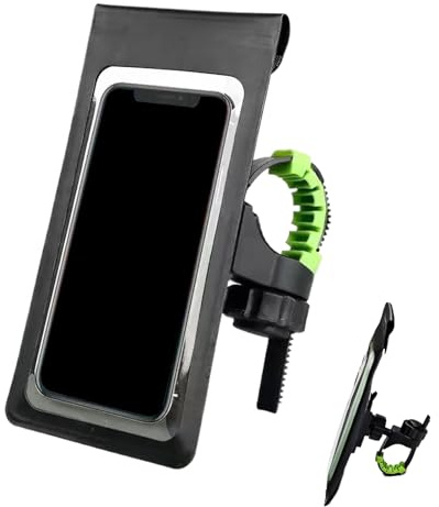 Générique Cykeltelefonhållare, vattentät smartphone-cykelhållare - 360° rotation smartphone med pekskärm