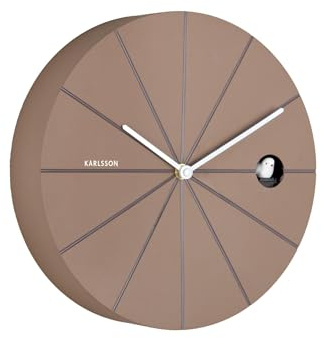 Karlsson Wanduhr Destacado Cuckoo - Braun - 28x28x28cm