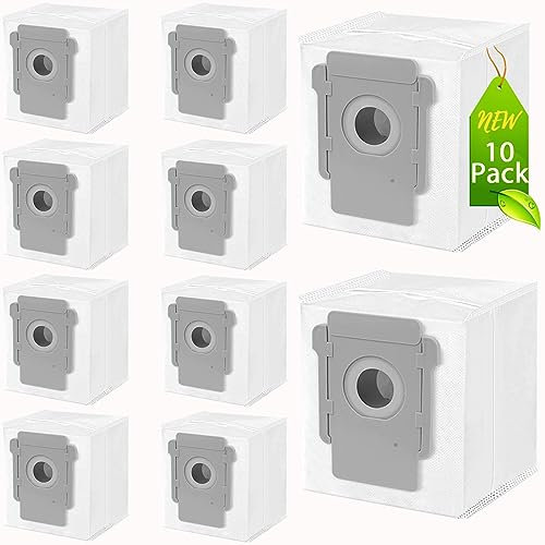 KGC 10 Stück i7 Staubsaugerbeutel für iRobot Roomba i7 i7+ i7Plus, i8, i8+, i3, i3+, i4, i4+, i6, i6+, s9, s9+, s9Plus Clean Base Absaugstation Staubbeutel