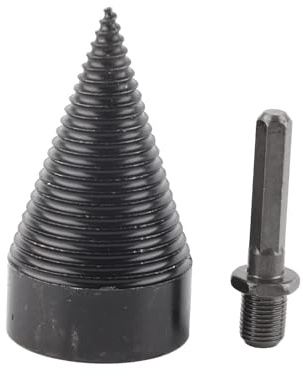 Perceuse Fendue, Poignée Foret à Bois de Chauffage Fendeuse à Bois Fendeuse à Bois Globale Foret Perceuse électrique Fendeuse à Bois, Fendeuses de Bûches(50mm/2in)