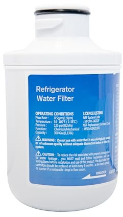 Profrigo Water Filter | 1x Filtre à eau pour Midea, Triomph, Schneider, Thomson frigo américain. Compatible avec Foshan Micro Midea 307203200002 MFCMG14211F MFCMG14211FR C00300448 cartouche filtrante