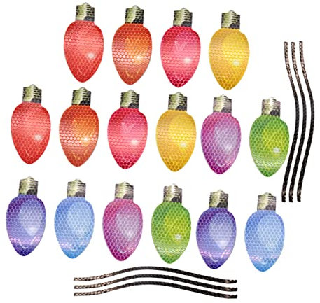 SEWOART 1satz Auto Reflektierender Sticker Magnetische Sicherheitsaufkleber Für Fahrzeuge Lichtpunkte Drähte Für Haus Auto Sicher Langlebig Für Tag Und Nacht