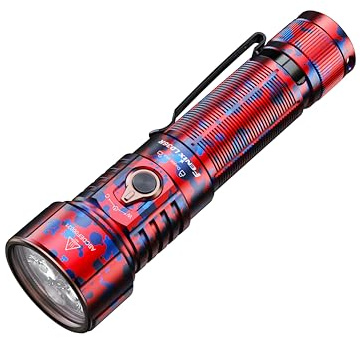 Fenix LD36R Flame Camo Wiederaufladbare Multi Color LED Taschenlampe | 3600 Lumen | 385m | 65+ Stunden Max | 3600lm Weißstrahl | 6 Farben Beleuchtung mit reibungslosem Übergang | IP68