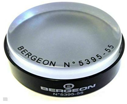 Bergeon 5395-55 Uhrenkissen, weiches Gel, transparent, 55 mm, Modern