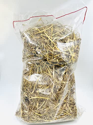 Paille de blé 100% Naturelle – Litière Animale – pour Lapins, volailles, Chevaux, chèvres – Sac 2 kg