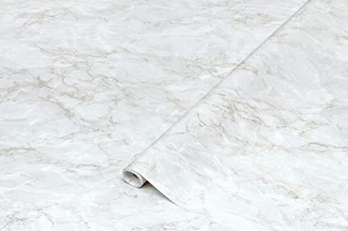 d-c-fix vinilo adhesivo muebles Mármol Cortes Gold mármol óptico autoadhesivo impermeable decorativo para cocina, armario, puerta, mesa papel pintado forrar rollo láminas 45 cm x 2 m