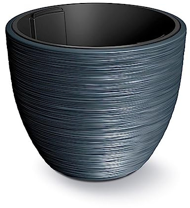 Prosperplast Macetero Color Antracita, con depósito, colección Furu, de 39 x 39 x 32 cm, Capacidad de 30 L.