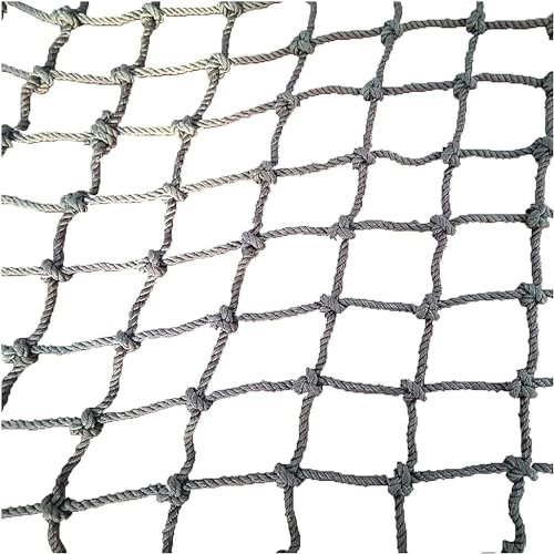 JSY Kinder Klettergerüst Netz Indoor Outdoor Spielplatz Sicherheitsnetz Fracht Kletternetz Robust und langlebig for Spielplatz Baumhaus (Size : 4 * 7m(12.12 * 21.21ft))