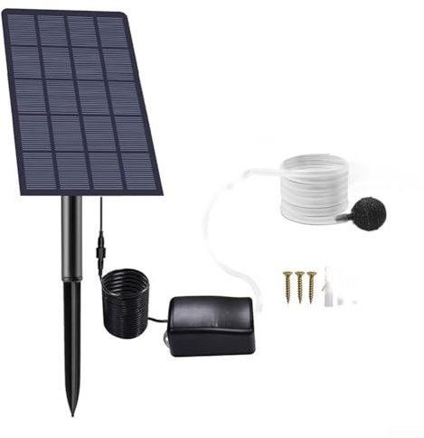 Aérateur solaire extérieur 2,5 W 6 V pour améliorer l'eau dans les étangs, aquariums et systèmes