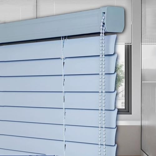 Tapparelle orizzontali in alluminio persiane da 25 mm, protezione solare e privacy, larghezza colore personalizzabile x altezza (50 cm x 80 cm)