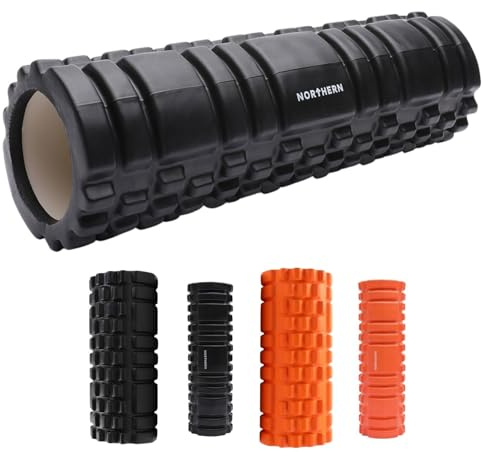 NORTHERN Foam Roller for Deep Tissue Muscle Massage Sports Massager Fitness Gym Physio Pain Relief Recovery Yoga Pilates Ultra Lightweight
