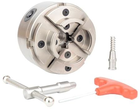 Mandrino for tornio for legno Autocentrante 4 griffe for tornitura del 100mm Utensili for Accessori for(1inchx8TPI)