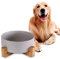 Ciotole per Cani Grandi Ceramica con Supporto in Bambù Antiscivolo,Ciotola Acqua Cane,21,5 cm Larga Scodelle per Cani,Capacità Extra Alta 1800 ml Ciotole per Cibo Cani, per Cane di Taglia Grande