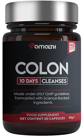 Colon Cleanse 10 Day Detox - Supports Weight Loss - Eliminates Toxins - Relieves Constipation & Bloating - Probiotics for Gut Health - Herbal Stool Softener- Promotes Regularity